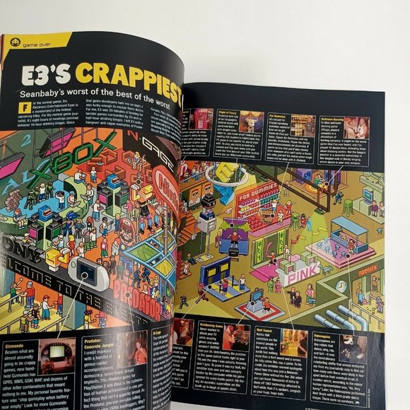 Electronic Gaming Monthly Magazine Portable War PSP Vs DS 181 Aug 04 *MINOR WEAR - Picture 7 of 14